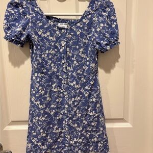 Girls White Floral Dress